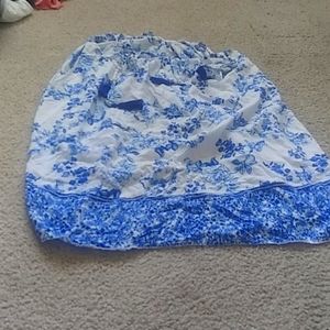 Blue Island, women's blue floral dress size Small